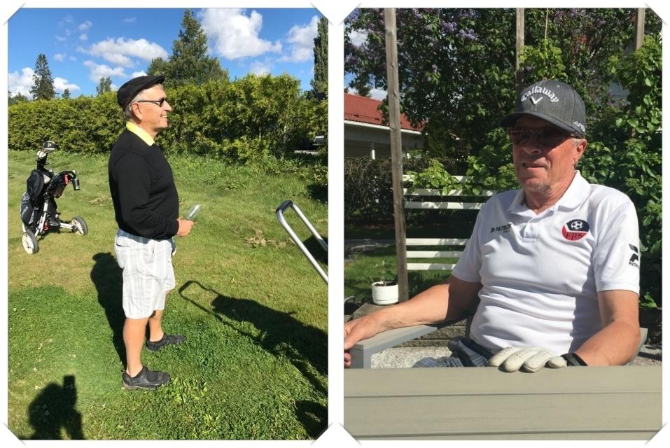 Markku Heinonen ja Jukka Mattila Loimijoki Golfista