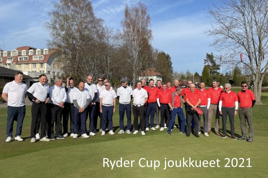 Ryder Cup joukkueet 2021