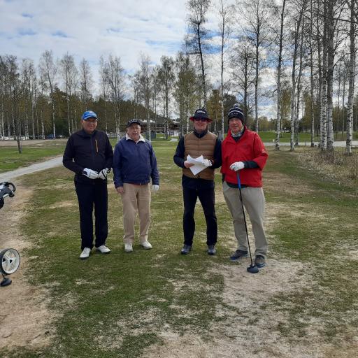 vas. Pekka Tolvanen TG, Jaakko Eklund PGC, startteri Markku Rouvala ja Anssi Kukkonen NGCC