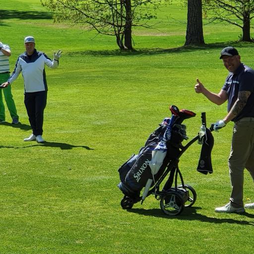 Golfista voi nauttia... - vasemmalta Niko Helin, Timo Seppälä, Jyrki Hakala