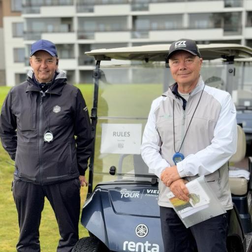 Timo Huvinen ja eero Pöhö, FST M50 SM-lyöntipeli 2025 Vierumäki, Cooke