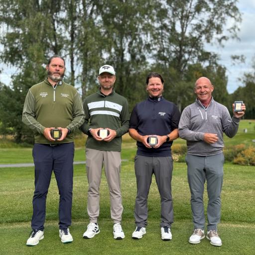  Keimola Golfin SM-kultajoukkue vas.Stuart Reynish, Ville Karhu, Sami Hämäläinen ja Jukka Lehtonen