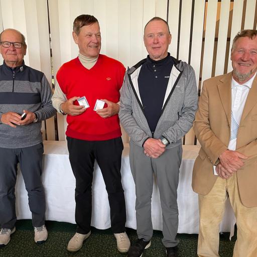 M75 HCP: 1. Koskinen Hannu, Golf Talma, 283,50 - 2. Salento Teuvo, Hartolan Golfklubi, 219,25 - 3. Nuorivaara Zachris, Master Golf Club 191,00;  M75 SCR: 1. Salento Teuvo, Hartolan Golfklubi, 296,50 - 2. Nuorivaara Zachris, Master Golf Club, 291,25 - 3. Saresvirta Matti, Nakkila Golf, 270,70