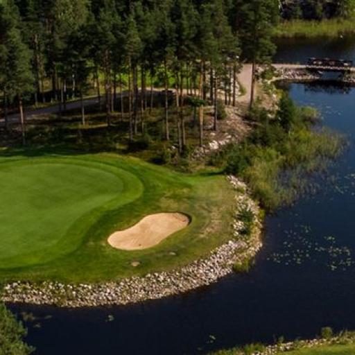 Viipurin Golfin tarkkuuta vaativa kymppireikä.