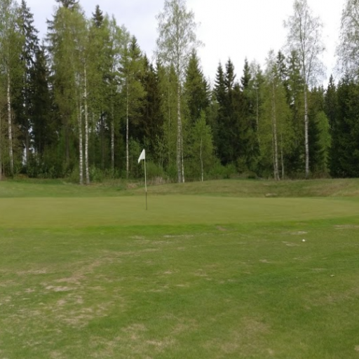 Kuvituskuva Hirvihaaran Golfin kentältä.