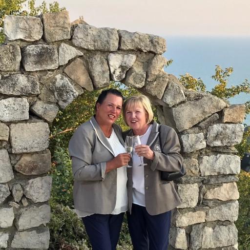 Foursome-peliin pääseminen on kunnia-asia. Well done Pirjo ja Marja