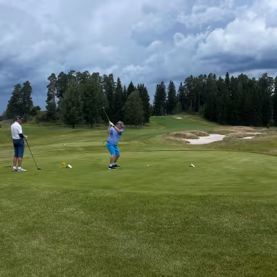 Ehdittiin pelata jonkun verran takaysia ennen kuin sää alkoi muuttua.