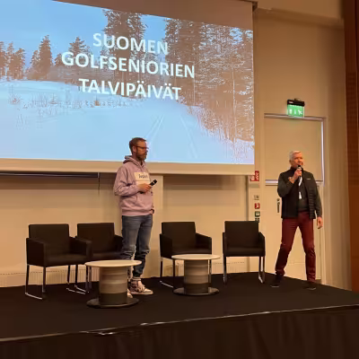 Mikko Ilonen ja Ari Mustonen estradilla