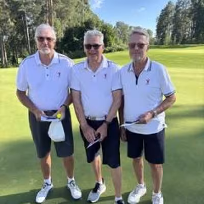 Messilän pelaajat Pekka Laine, Erkki Kortelainen ja Markku Utti