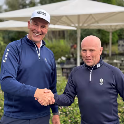  Jukka Utriainen ja Aulanko Golfin TJ Vesa Toivonen