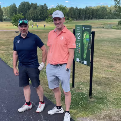  Rinkun tehokaksikko, Juha Honkanen 2. ja Jukka Immonen.