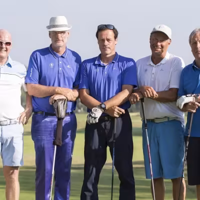 Suomen Championship-joukkue vasemmalta Kari Lindström, Jaakko Malinen, Juha Selin, Peter Kaske ja Ari Vauhkonen.